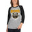 Woman wearing Hastings High School Bears Unisex 3/4 sleeve Raglan T-shirt 204