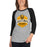 Woman wearing Hastings High School Bears Unisex 3/4 sleeve Raglan T-shirt 209