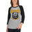 Woman wearing Hastings High School Bears Unisex 3/4 sleeve Raglan T-shirt 213