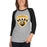 Woman wearing Hastings High School Bears Unisex 3/4 sleeve Raglan T-shirt 221