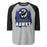 Hebron High School Hawks Unisex 3/4 sleeve Raglan T-shirt 202