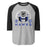 Hebron High School Hawks Unisex 3/4 sleeve Raglan T-shirt 208