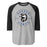 Hebron High School Hawks Unisex 3/4 sleeve Raglan T-shirt 214