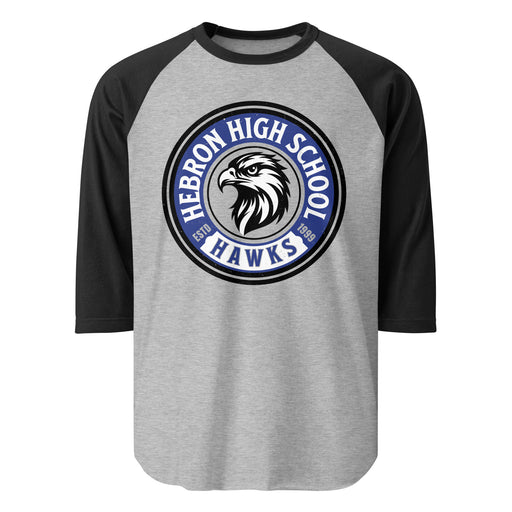 Hebron High School Hawks Unisex 3/4 sleeve Raglan T-shirt 220