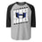 Hebron High School Hawks Unisex 3/4 sleeve Raglan T-shirt 223