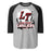 Lake Travis High School Cavaliers Unisex 3/4 sleeve Raglan T-shirt 202