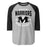 Martin High School Warriors Unisex 3/4 sleeve Raglan T-shirt 204