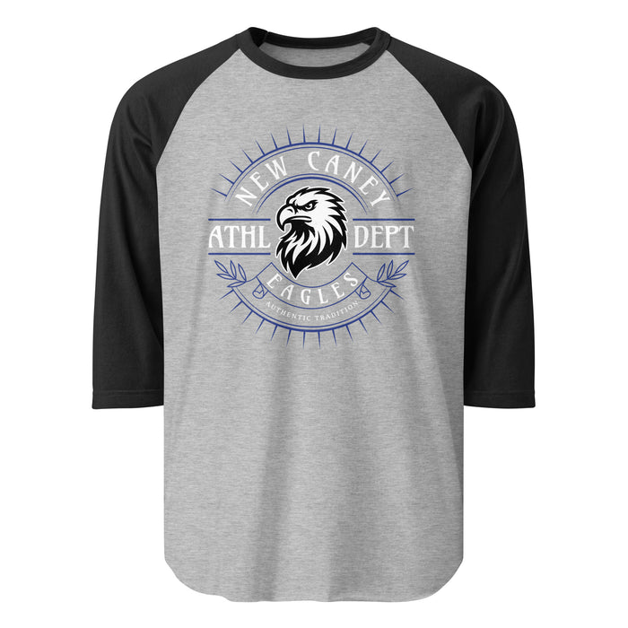 New Caney High School Eagles Unisex 3/4 sleeve Raglan T-shirt 201