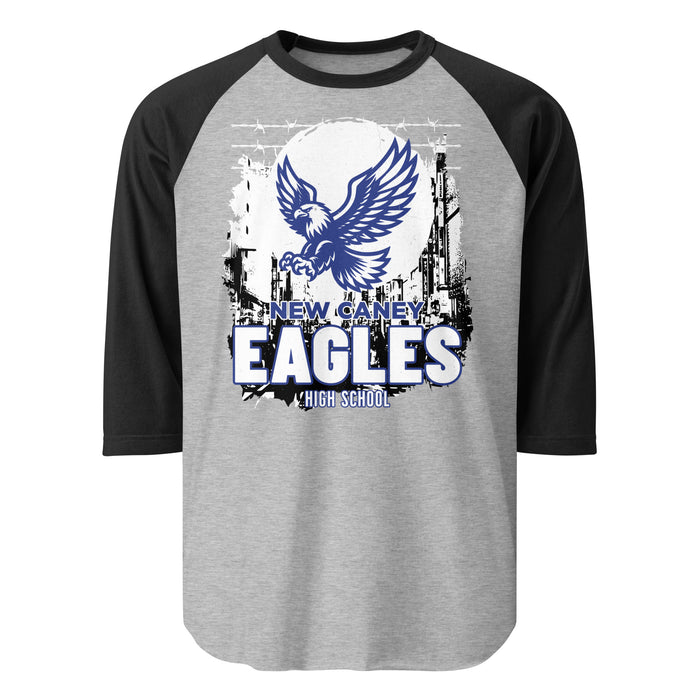 New Caney High School Eagles Unisex 3/4 sleeve Raglan T-shirt 202