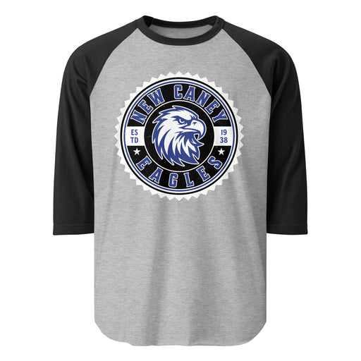 New Caney High School Eagles Unisex 3/4 sleeve Raglan T-shirt 203