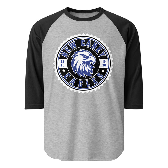 New Caney High School Eagles Unisex 3/4 sleeve Raglan T-shirt 203