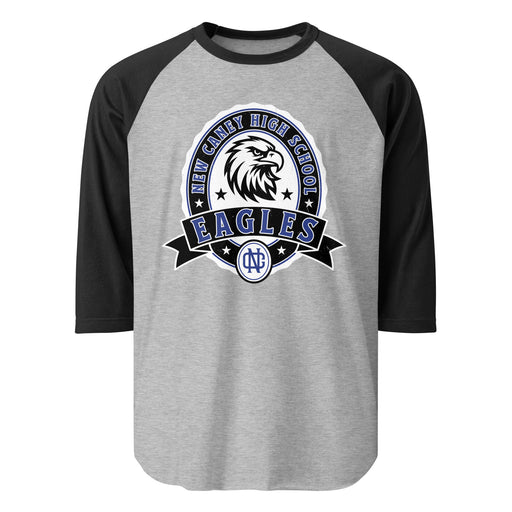 New Caney High School Eagles Unisex 3/4 sleeve Raglan T-shirt 212