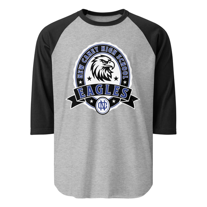 New Caney High School Eagles Unisex 3/4 sleeve Raglan T-shirt 212