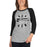 Woman wearing Permian High School Panthers Unisex 3/4 sleeve Raglan T-shirt 210