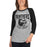 Woman wearing Permian High School Panthers Unisex 3/4 sleeve Raglan T-shirt 213