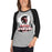 Woman wearing Porter High School Spartans Unisex 3/4 Sleeve Raglan T-shirt 202