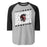 Porter High School Spartans Unisex 3/4 Sleeve Raglan T-shirt 223