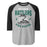 Reagan High School Rattlers Unisex 3/4 sleeve Raglan T-shirt 204