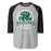 Reagan High School Rattlers Unisex 3/4 sleeve Raglan T-shirt 206