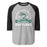 Reagan High School Rattlers Unisex 3/4 sleeve Raglan T-shirt 208