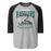 Reagan High School Rattlers Unisex 3/4 sleeve Raglan T-shirt 213