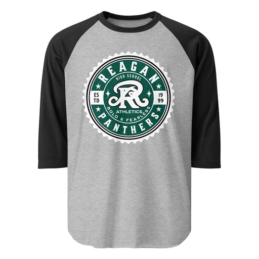 Reagan High School Rattlers Unisex 3/4 sleeve Raglan T-shirt 203