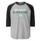 Reagan High School Rattlers Unisex 3/4 sleeve Raglan T-shirt 222