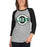 Woman wearing Spring High School Lions Unisex 3/4 sleeve Raglan T-shirt 011