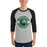 Man wearing Spring High School Lions Unisex 3/4 sleeve Raglan T-shirt 203