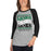 Woman wearing Spring High School Lions Unisex 3/4 sleeve Raglan T-shirt 210