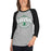 Woman wearing Spring High School Lions Unisex 3/4 sleeve Raglan T-shirt 211