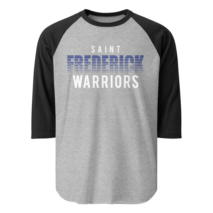 St. Frederick High School Warriors Unisex 3/4 Sleeve Raglan T-shirt 024