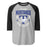 Taylor High School Mustangs Unisex 3/4 sleeve Raglan T-shirt 204