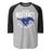 Taylor High School Mustangs Unisex 3/4 sleeve Raglan T-shirt 213