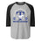 Taylor High School Mustangs Unisex 3/4 sleeve Raglan T-shirt 208