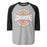 United High School Longhorns Unisex 3/4 sleeve Raglan T-shirt 218