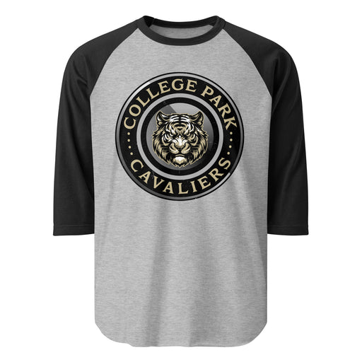 Conroe High School Tigers Unisex 3/4 sleeve Raglan T-shirt 222