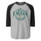 Cypress Falls High School Eagles Unisex 3/4 sleeve Raglan T-shirt 211