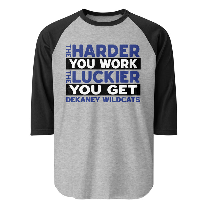 Dekaney High School Wildcats Unisex 3/4 sleeve Raglan T-shirt 238