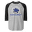 Dekaney High School Wildcats Unisex 3/4 sleeve Raglan T-shirt 226