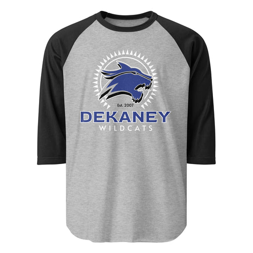 Dekaney High School Wildcats Unisex 3/4 sleeve Raglan T-shirt 226