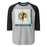 Klein Forest High School Golden Eagles Unisex 3/4 Sleeve Raglan T-shirt 235
