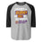 Jersey Village High School Falcons Unisex 3/4 Sleeve Raglan T-shirt 232
