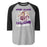 Jersey Village High School Falcons Unisex 3/4 Sleeve Raglan T-shirt 205