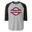 Jersey Village High School Falcons Unisex 3/4 Sleeve Raglan T-shirt 011