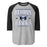 Hebron High School Hawks Unisex 3/4 sleeve Raglan T-shirt 230