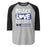 Hebron High School Hawks Unisex 3/4 sleeve Raglan T-shirt 240