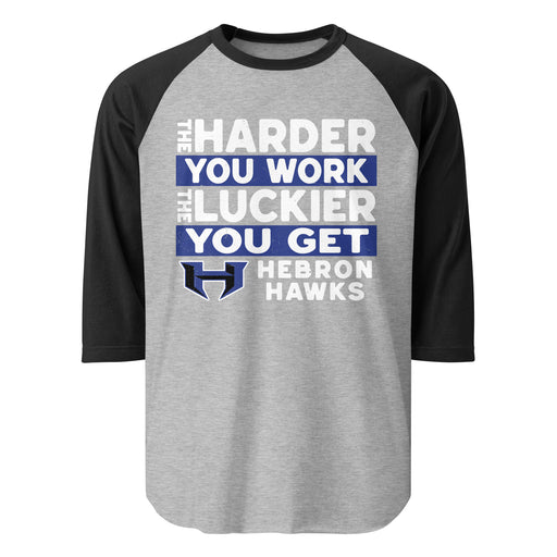 Hebron High School Hawks Unisex 3/4 sleeve Raglan T-shirt 238