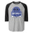 Hebron High School Hawks Unisex 3/4 sleeve Raglan T-shirt 219