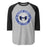 Hebron High School Hawks Unisex 3/4 sleeve Raglan T-shirt 224